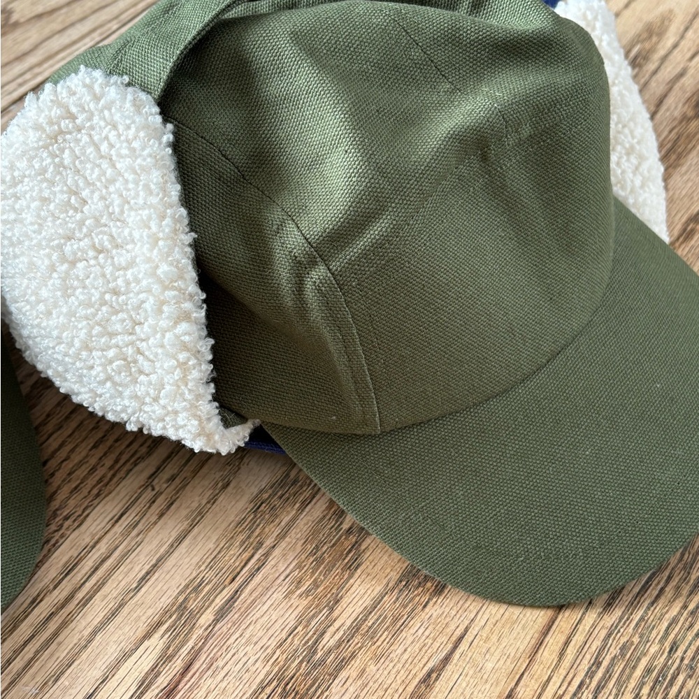 Tilley Green Kids Winter Cap with Ear Flaps